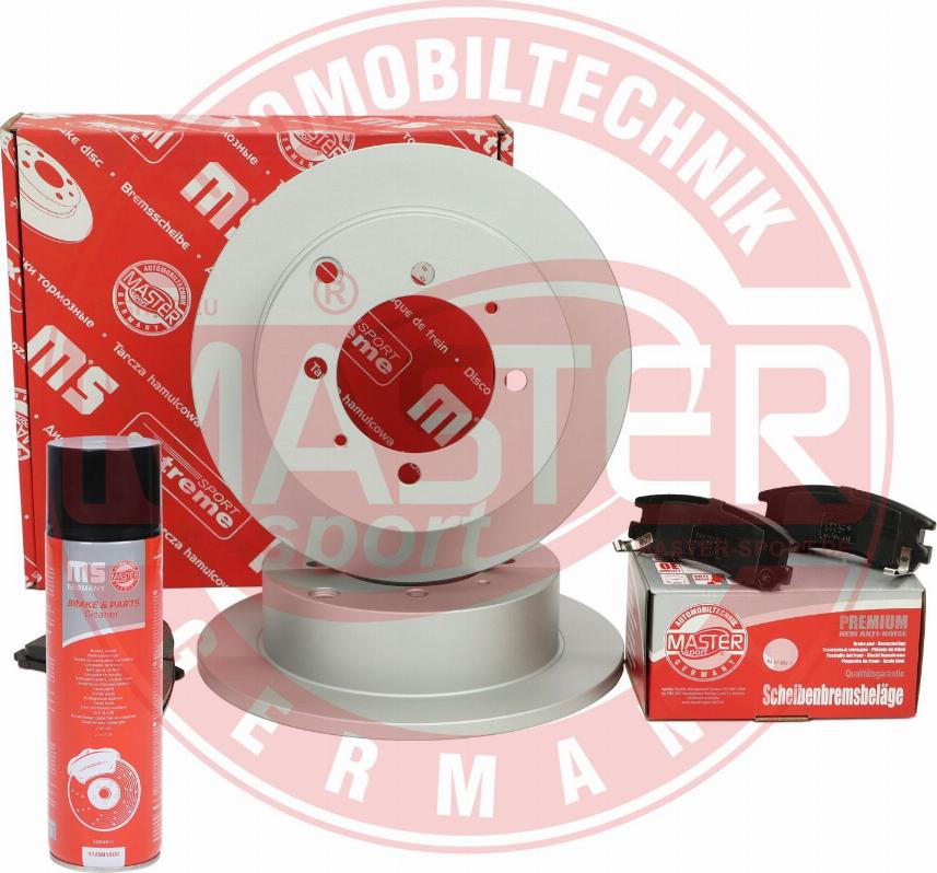 MASTER-SPORT 201002400P - Комплект гальм, дисковий гальмівний механізм autocars.com.ua