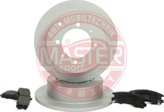 MASTER-SPORT 201002400 - Комплект гальм, дисковий гальмівний механізм autocars.com.ua
