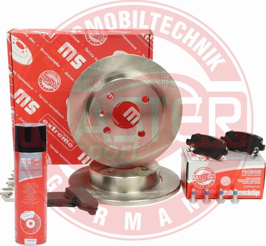 MASTER-SPORT 201002510P - Комплект гальм, дисковий гальмівний механізм autocars.com.ua