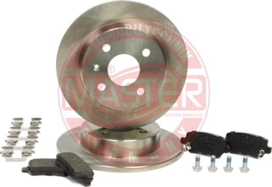 MASTER-SPORT 201002510 - Комплект гальм, дисковий гальмівний механізм autocars.com.ua