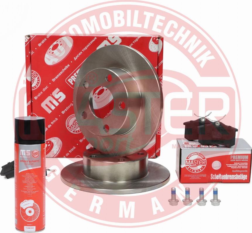 MASTER-SPORT 201002580P - Комплект гальм, дисковий гальмівний механізм autocars.com.ua