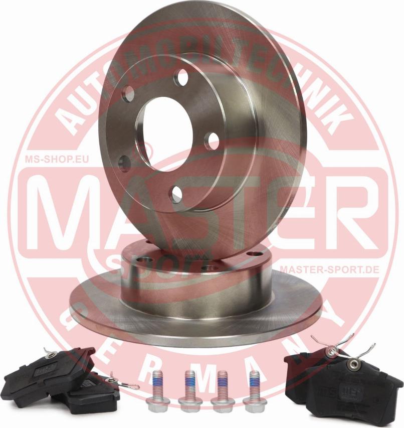 MASTER-SPORT 201002580 - Комплект гальм, дисковий гальмівний механізм autocars.com.ua