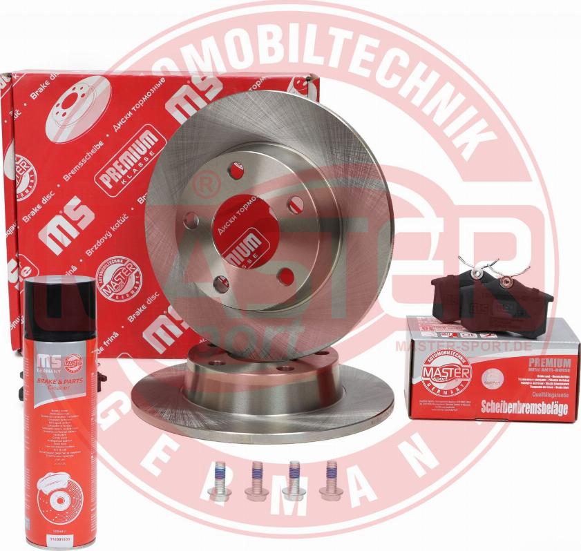 MASTER-SPORT 201002600P - Комплект гальм, дисковий гальмівний механізм autocars.com.ua