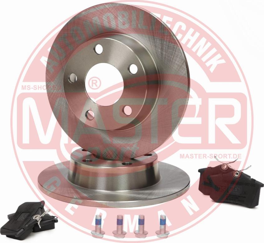MASTER-SPORT 201002600 - Комплект гальм, дисковий гальмівний механізм autocars.com.ua
