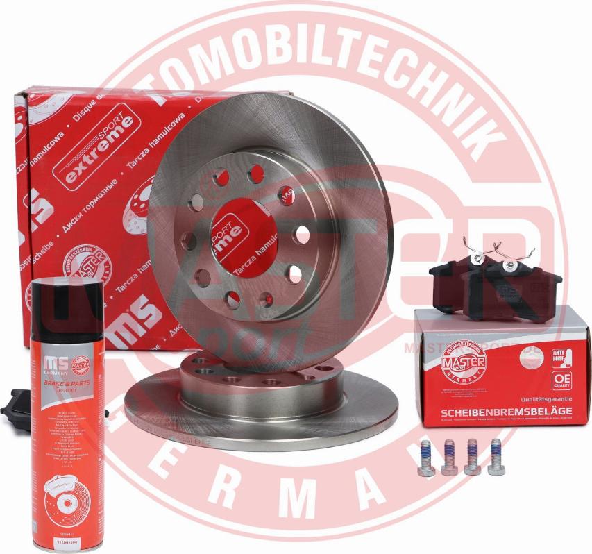 MASTER-SPORT 201002611P - Комплект гальм, дисковий гальмівний механізм autocars.com.ua