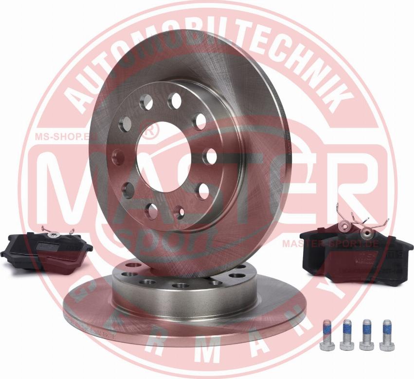MASTER-SPORT 201002611 - Комплект гальм, дисковий гальмівний механізм autocars.com.ua