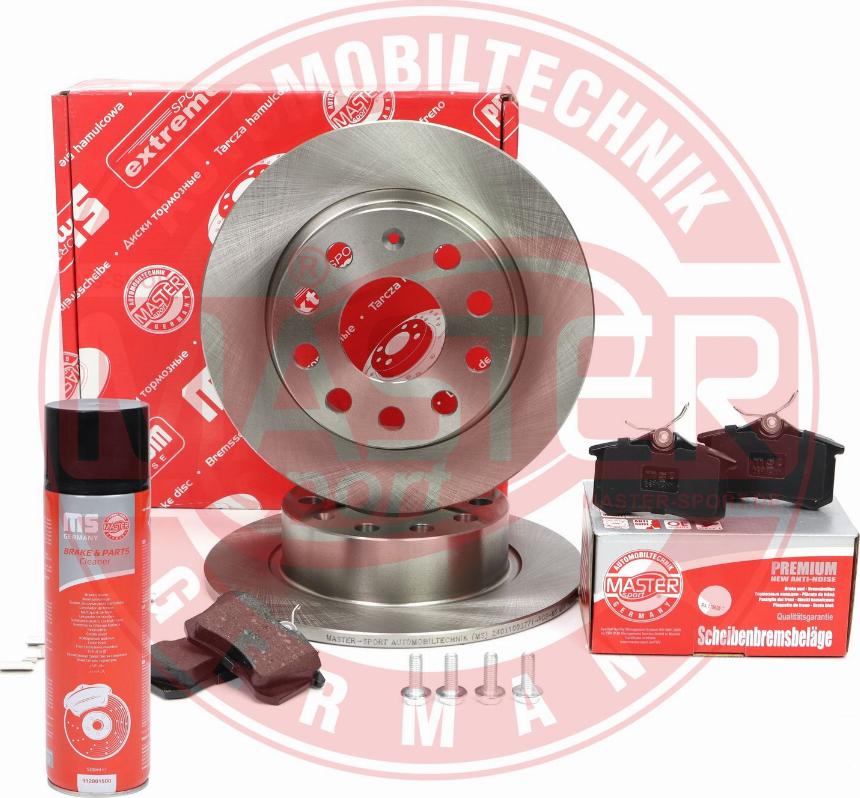 MASTER-SPORT 201002770P - Комплект гальм, дисковий гальмівний механізм autocars.com.ua