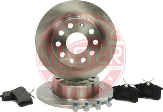 MASTER-SPORT 201002772 - Комплект гальм, дисковий гальмівний механізм autocars.com.ua