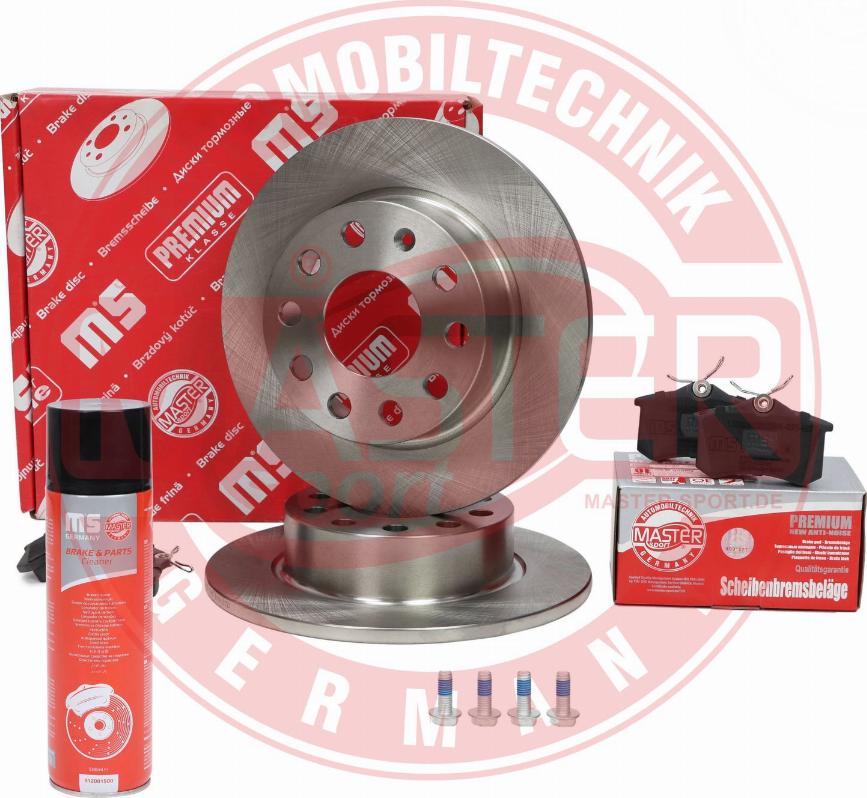 MASTER-SPORT 201002773P - Комплект гальм, дисковий гальмівний механізм autocars.com.ua