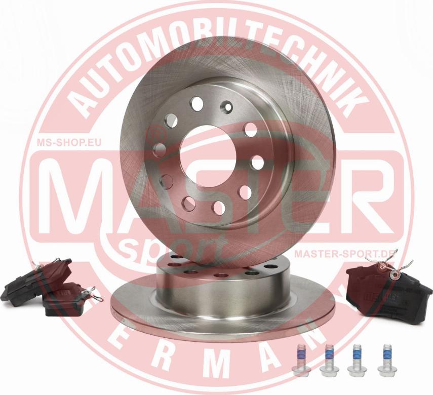 MASTER-SPORT 201002773 - Комплект гальм, дисковий гальмівний механізм autocars.com.ua