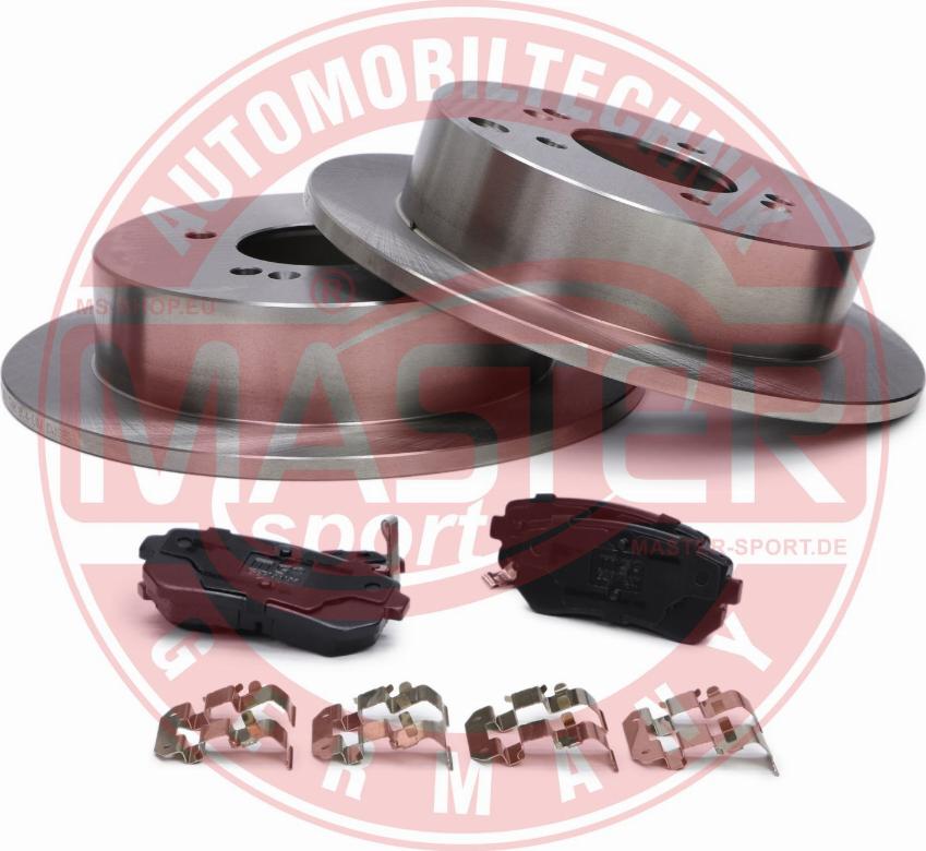 MASTER-SPORT 201002860 - Комплект гальм, дисковий гальмівний механізм autocars.com.ua