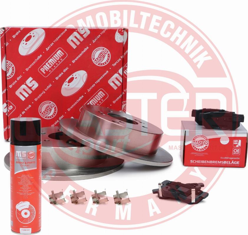 MASTER-SPORT 201002861P - Комплект гальм, дисковий гальмівний механізм autocars.com.ua