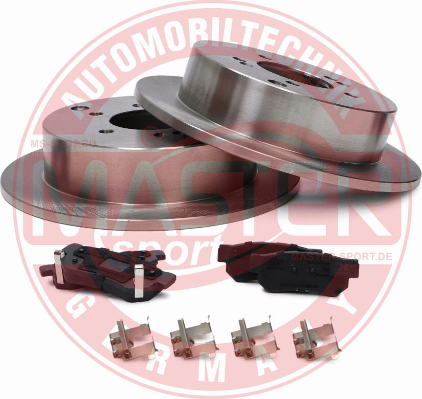 MASTER-SPORT 201002861 - Комплект гальм, дисковий гальмівний механізм autocars.com.ua