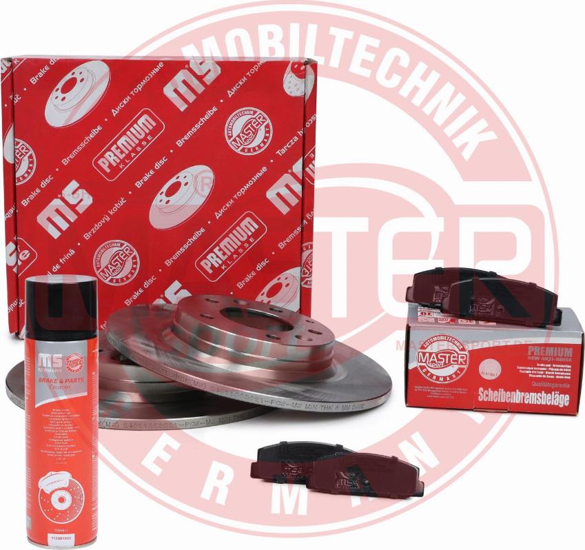 MASTER-SPORT 201003020P - Комплект гальм, дисковий гальмівний механізм autocars.com.ua