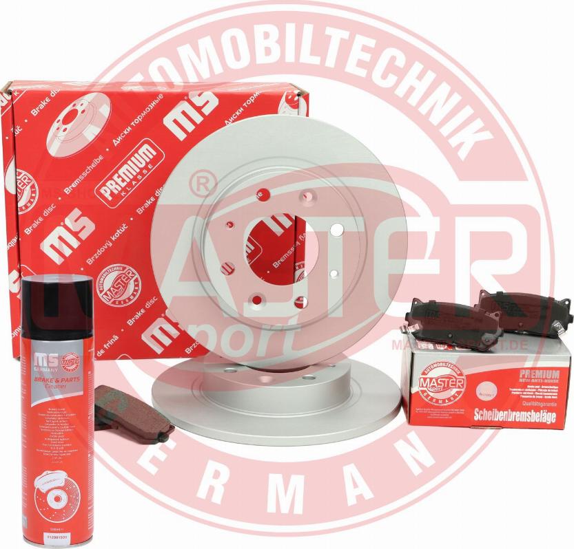 MASTER-SPORT 201003080P - Комплект гальм, дисковий гальмівний механізм autocars.com.ua