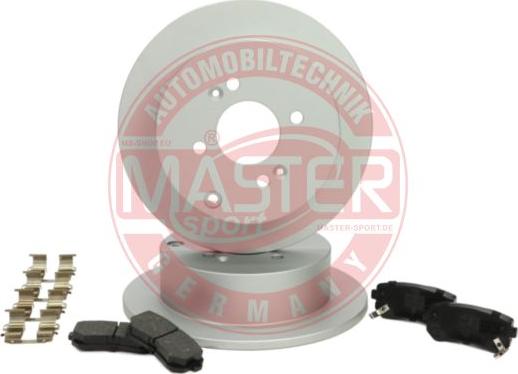 MASTER-SPORT 201003120 - Комплект гальм, дисковий гальмівний механізм autocars.com.ua