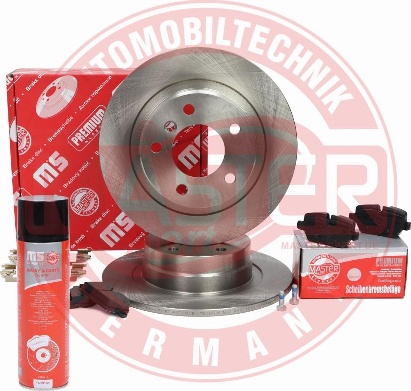 MASTER-SPORT 201003150P - Комплект гальм, дисковий гальмівний механізм autocars.com.ua