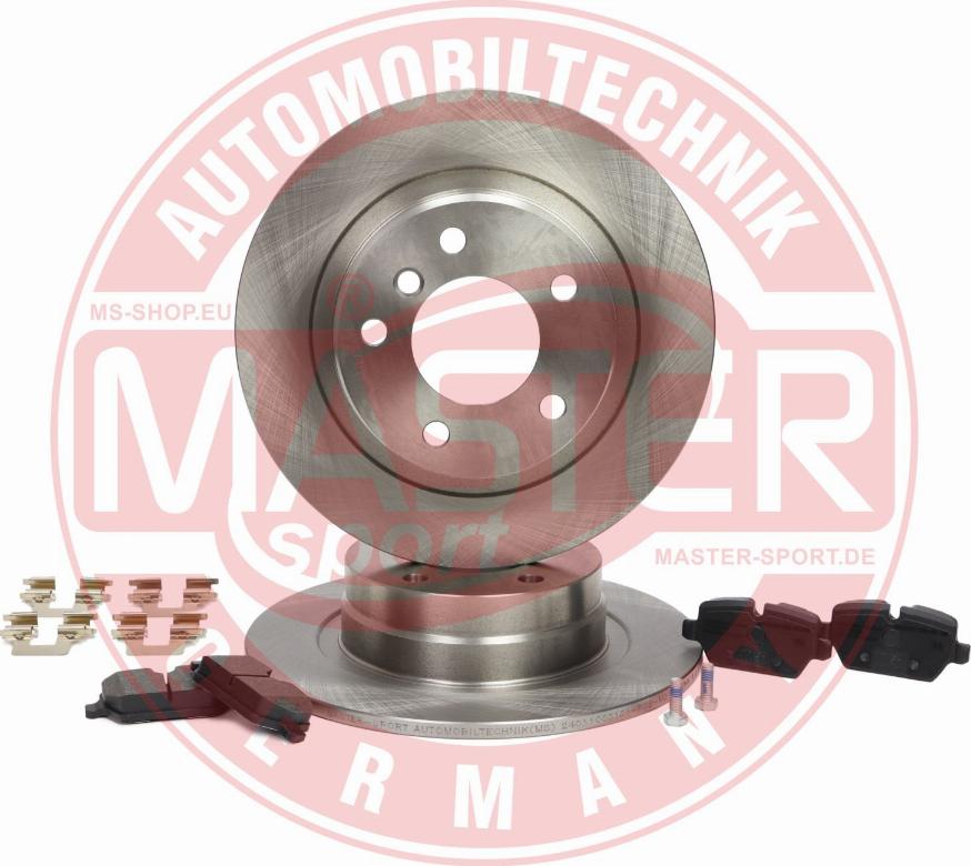 MASTER-SPORT 201003150 - Комплект гальм, дисковий гальмівний механізм autocars.com.ua