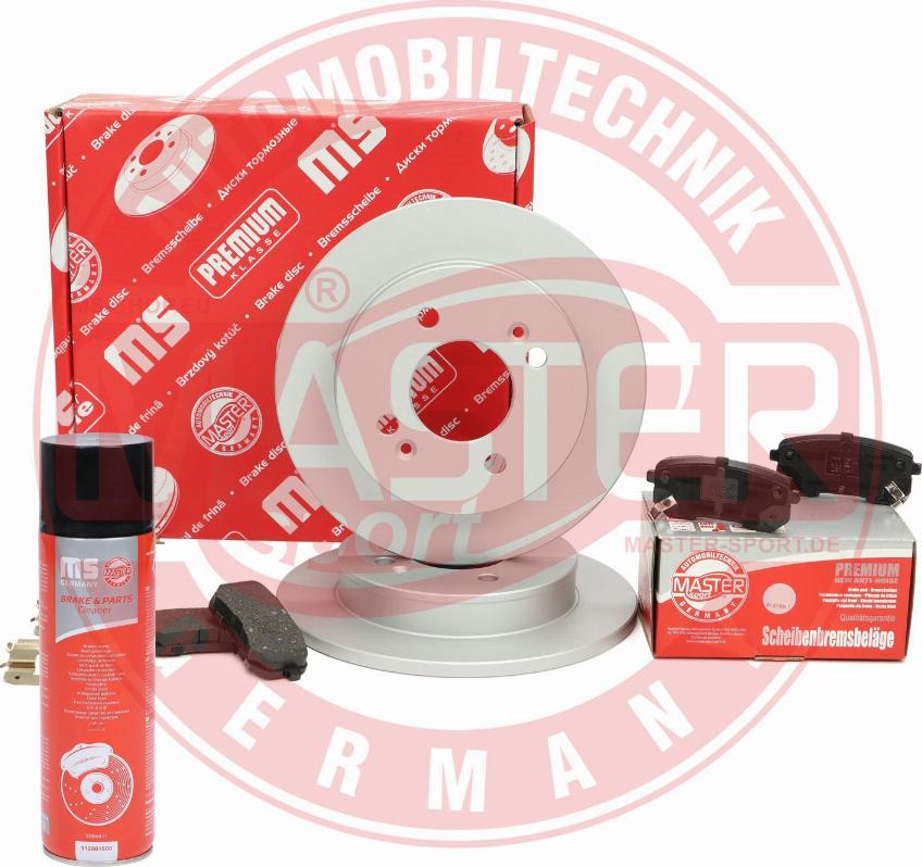 MASTER-SPORT 201003240P - Комплект гальм, дисковий гальмівний механізм autocars.com.ua