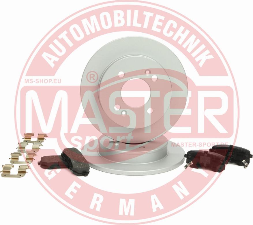 MASTER-SPORT 201003240 - Комплект гальм, дисковий гальмівний механізм autocars.com.ua