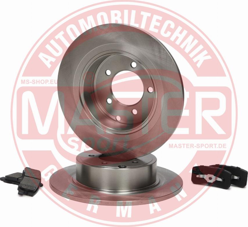 MASTER-SPORT 201003600 - Комплект гальм, дисковий гальмівний механізм autocars.com.ua