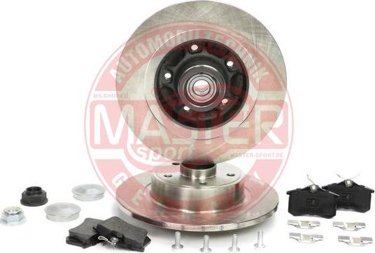 MASTER-SPORT 201003890 - Комплект гальм, дисковий гальмівний механізм autocars.com.ua