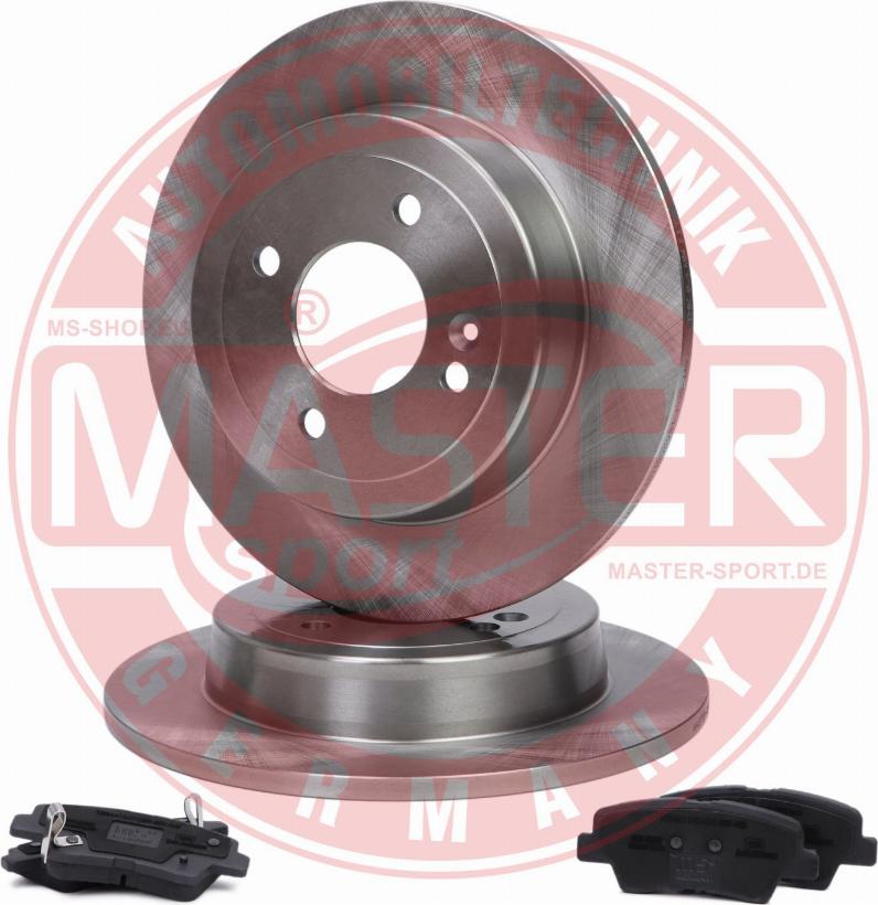 MASTER-SPORT 201003981 - Комплект гальм, дисковий гальмівний механізм autocars.com.ua