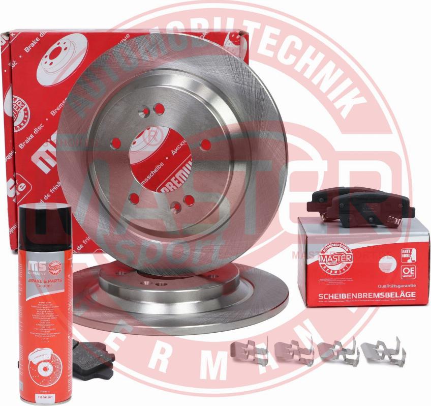 MASTER-SPORT 201004000P - Комплект гальм, дисковий гальмівний механізм autocars.com.ua