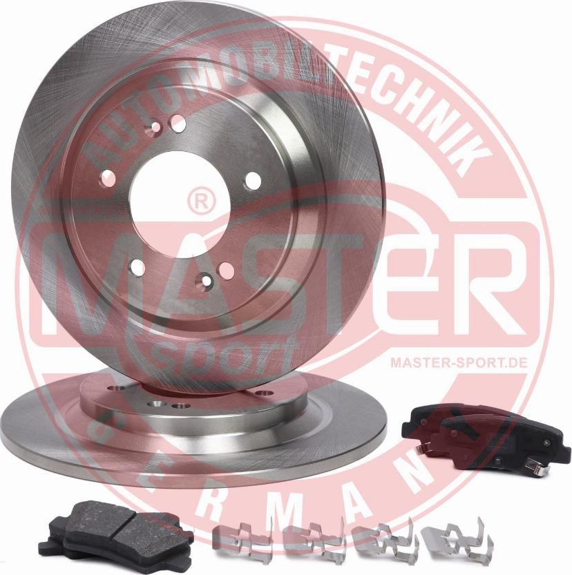 MASTER-SPORT 201004000 - Комплект гальм, дисковий гальмівний механізм autocars.com.ua