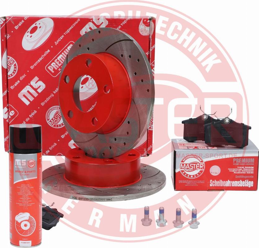 MASTER-SPORT 201022580P - Комплект гальм, дисковий гальмівний механізм autocars.com.ua
