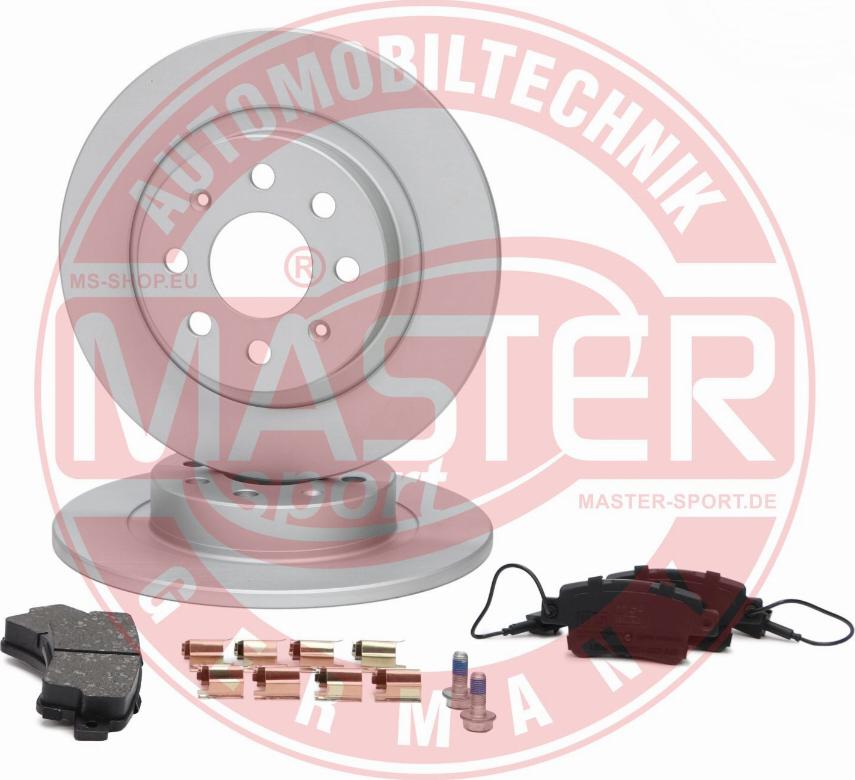 MASTER-SPORT 201053230 - Комплект гальм, дисковий гальмівний механізм autocars.com.ua