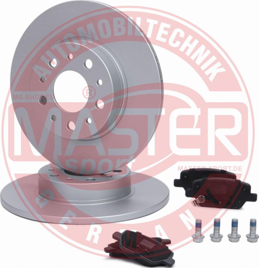 MASTER-SPORT 201053781 - Комплект гальм, дисковий гальмівний механізм autocars.com.ua