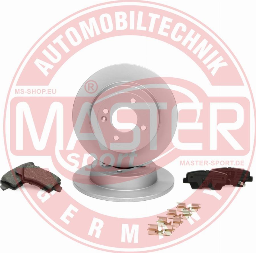 MASTER-SPORT 201053980 - Комплект гальм, дисковий гальмівний механізм autocars.com.ua