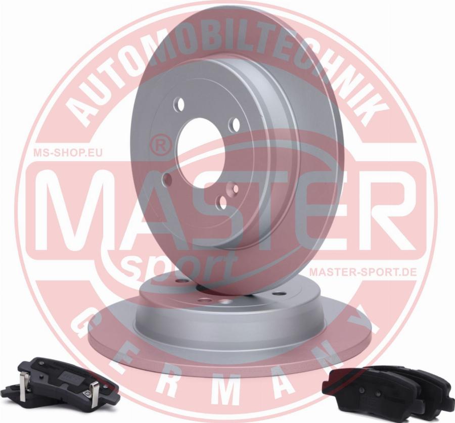 MASTER-SPORT 201053981 - Комплект гальм, дисковий гальмівний механізм autocars.com.ua