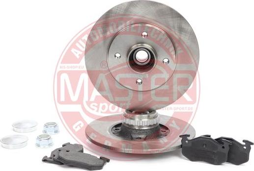 MASTER-SPORT 201060450 - Комплект гальм, дисковий гальмівний механізм autocars.com.ua