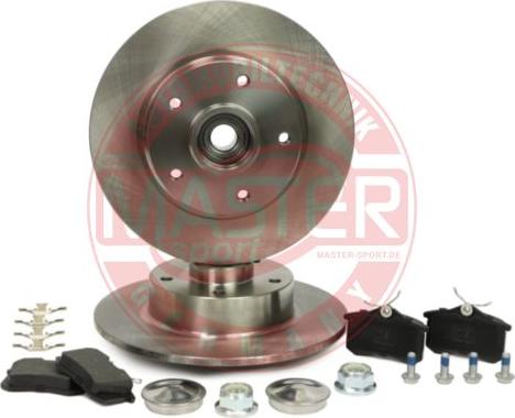 MASTER-SPORT 201061820 - Комплект гальм, дисковий гальмівний механізм autocars.com.ua