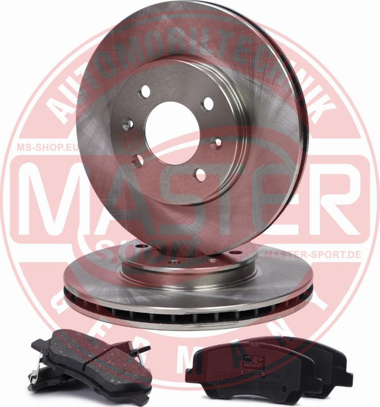 MASTER-SPORT 201061980 - Комплект гальм, дисковий гальмівний механізм autocars.com.ua