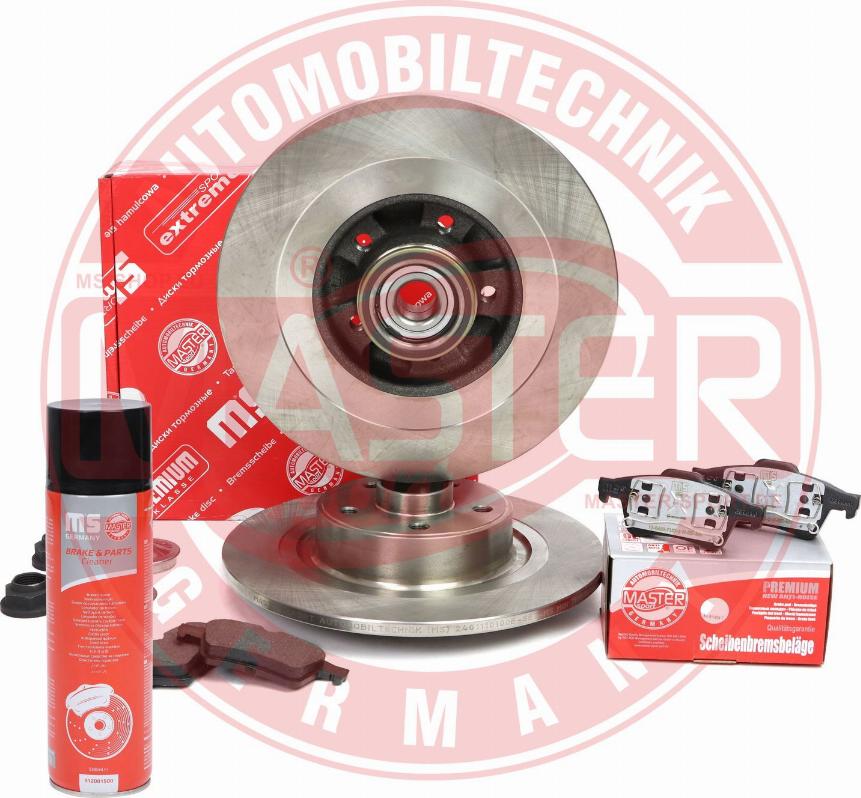 MASTER-SPORT 201101000P - Комплект гальм, дисковий гальмівний механізм autocars.com.ua