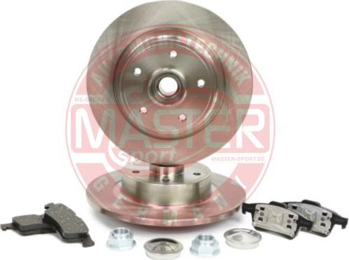 MASTER-SPORT 201101011 - Комплект гальм, дисковий гальмівний механізм autocars.com.ua