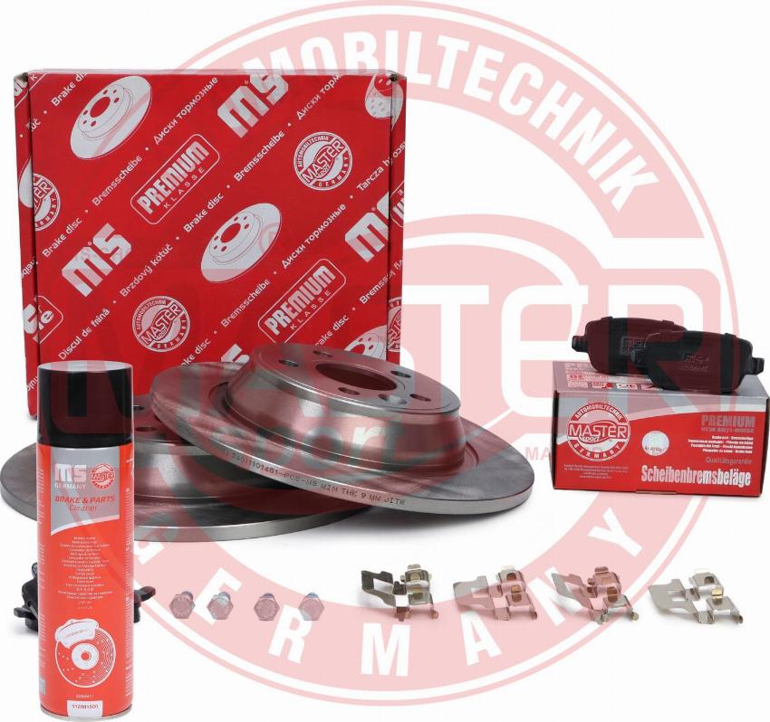MASTER-SPORT 201101450P - Комплект гальм, дисковий гальмівний механізм autocars.com.ua