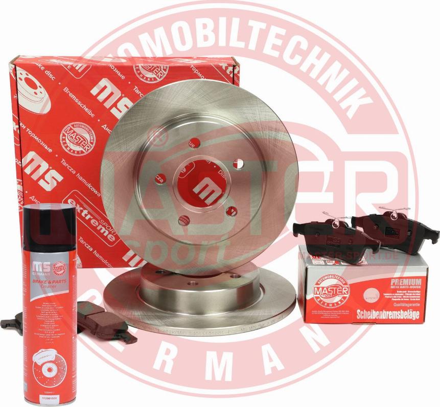 MASTER-SPORT 201101550P - Комплект гальм, дисковий гальмівний механізм autocars.com.ua
