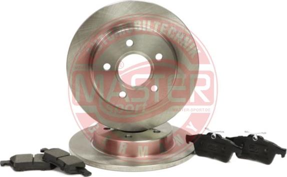MASTER-SPORT 201101550 - Комплект гальм, дисковий гальмівний механізм autocars.com.ua