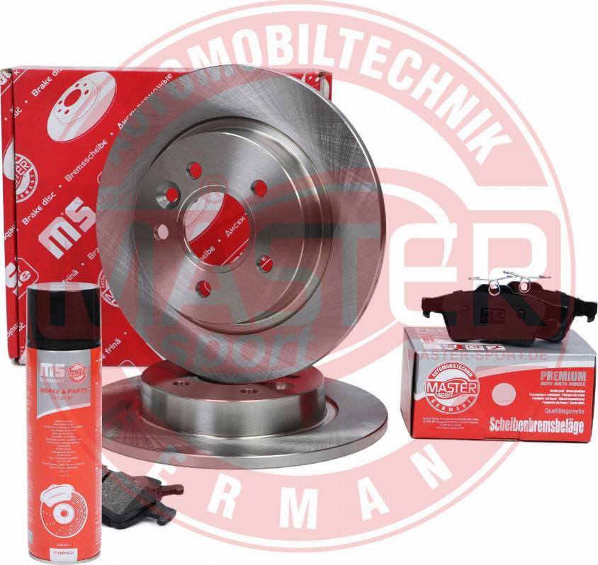 MASTER-SPORT 201101580P - Комплект гальм, дисковий гальмівний механізм autocars.com.ua