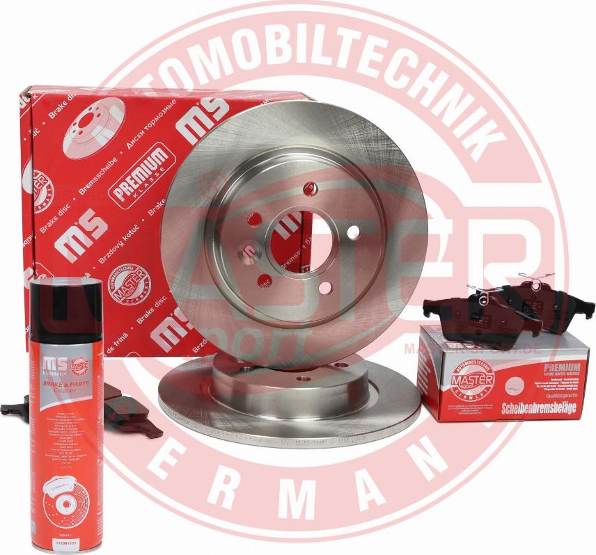 MASTER-SPORT 201101581P - Комплект гальм, дисковий гальмівний механізм autocars.com.ua