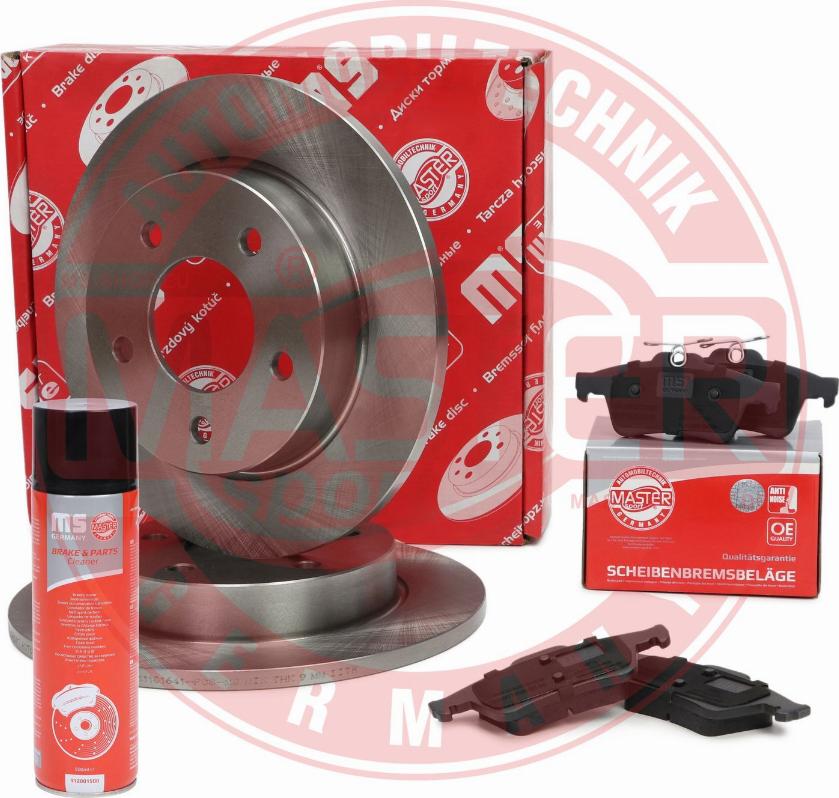 MASTER-SPORT 201101640P - Комплект гальм, дисковий гальмівний механізм autocars.com.ua