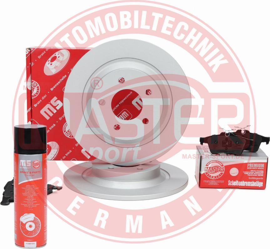 MASTER-SPORT 201101650P - Комплект гальм, дисковий гальмівний механізм autocars.com.ua