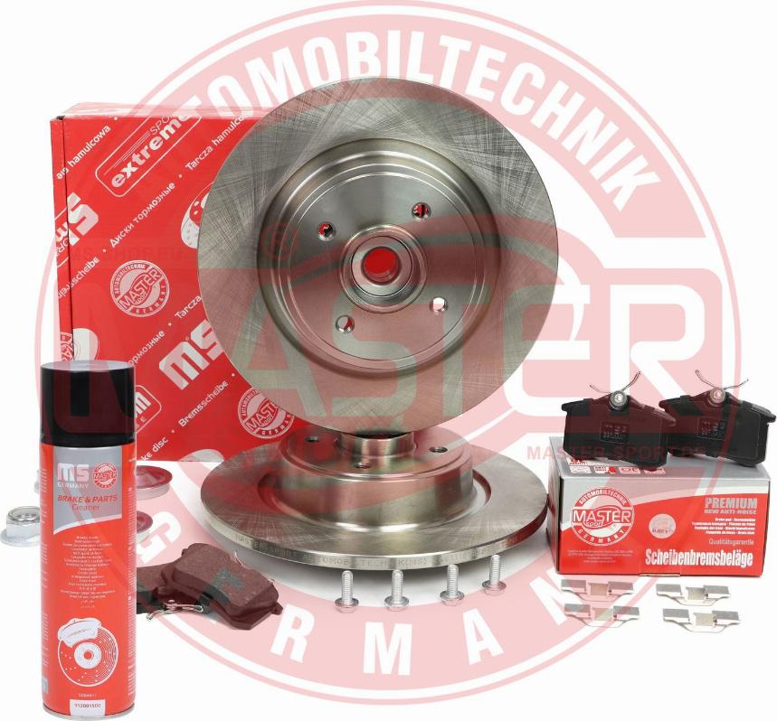 MASTER-SPORT 201101660P - Комплект гальм, дисковий гальмівний механізм autocars.com.ua