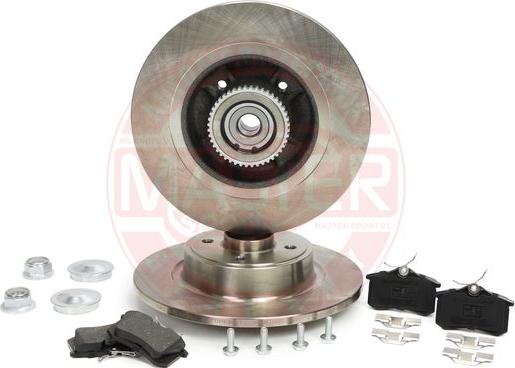 MASTER-SPORT 201101660 - Комплект гальм, дисковий гальмівний механізм autocars.com.ua