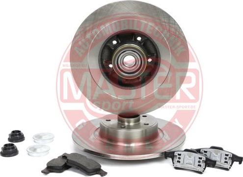 MASTER-SPORT 201101670 - Комплект гальм, дисковий гальмівний механізм autocars.com.ua