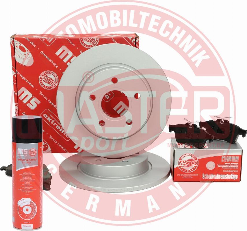 MASTER-SPORT 201101710P - Комплект гальм, дисковий гальмівний механізм autocars.com.ua